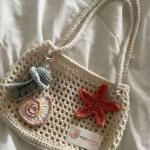 handmade crochet bag soft eco friendly tote