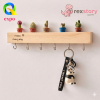 handmade wooden key holder rustic organizer