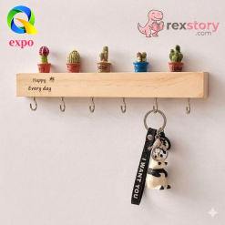 handmade wooden key holder rustic organizer
