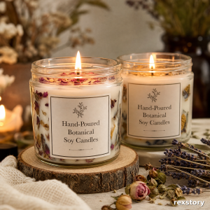 Hand-Poured Soy Candles