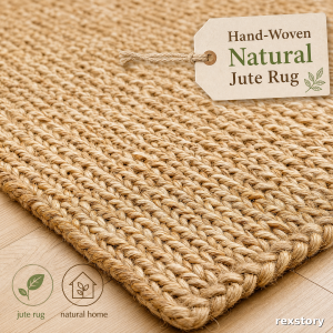 Hand-Woven Jute Rug